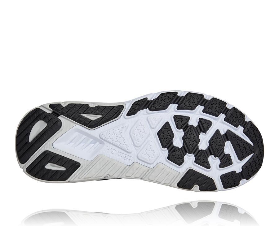 Hoka One One Running Shoes Mens Black/White - Arahi 5 - 70483OCAU